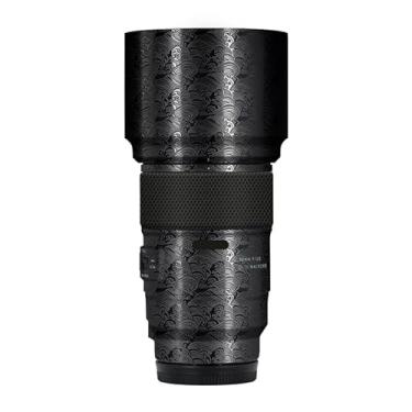 Imagem de Adesivo de lente de câmera para Tamron 90 mm F2.8 adequado para Sony Mount Macro Coat Wraps filme protetor vinil decalque skin 90 2.8 (onda preta)
