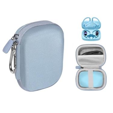 Imagem de Alltravel Verdadeira capa de fone de ouvido sem fio para APEKX, TOZO T10, BMANI, VEATOOL, Occiam, Tribit (azul celeste)