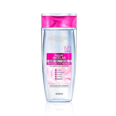 Imagem de Água Micelar L`oréal Solução de Limpeza 5 em 1 400ml
