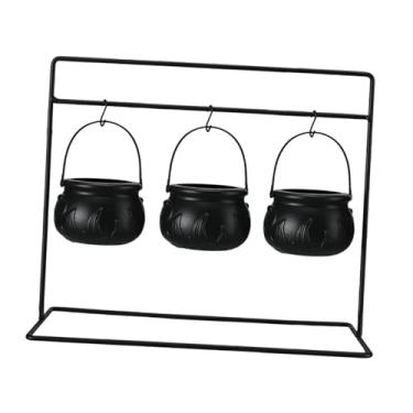 Imagem de Vaveren 3 peças de decoração de Halloween, caldeirão de bruxa, tigelas de servir, balde de doces para festa no corredor, sala de estar, porta da frente,