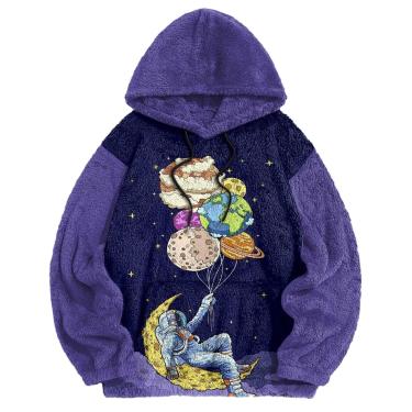 Imagem de Moletom Com Capuz Masculino Hoo Mens 3d Print Drawstring Hooded Sweatshirt Mens Plus Fleece College Student Sweatshirts Kangaroo Pocket Sweatshirts Para Personalidade, Cq-03, 5XL