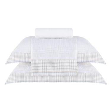 Imagem de Jogo de Cama King Gran Percalle 200 Fios Buddemeyer Castillo 100% Algodão Estampado 4 peças