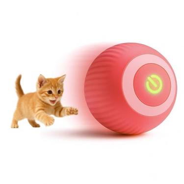 Imagem de Bolinha Interativa Giratória 2.0 para Cachorro e Gato Brinquedo Inteli