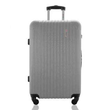 Imagem de Mala Rígida De Fibra 360 Tamanho Grande - Gladiador A2G, Cinza
