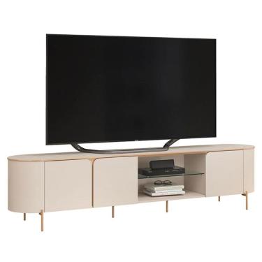 Imagem de Rack Bancada para Sala Ariana Off White – DJ Móveis