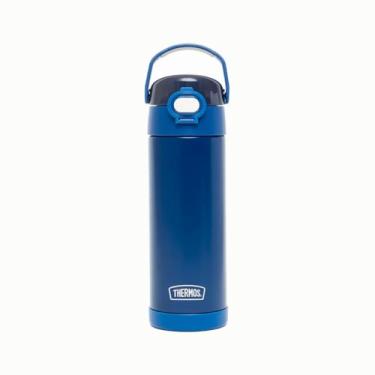 Imagem de Garrafa Térmica Infantil Funtainer Azul Marinho 470ml - Thermos