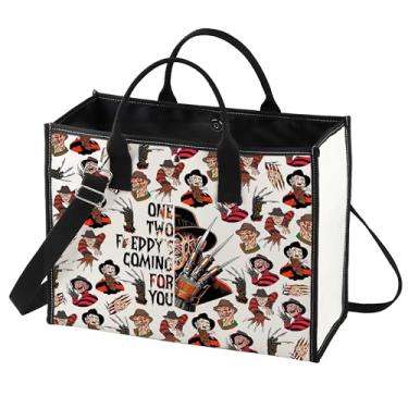 Imagem de BWWKTOP Dream Stalker Bolsa tiracolo inspirada em Slasher Presentes Horror Killer Bolsa de ombro Merch filme de terror, One Twe Bg