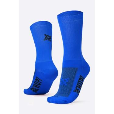 Imagem de Meia HUPI Lisa Azul Oceano, Cor: AZUL