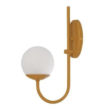 Imagem de Arandela Globo Jota Quarto Cabeceira Jardim Alumínio Decorações - IDEA