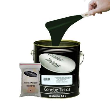 Imagem de Kit Tinta Refletiva Sinalização - Conduz Tintas - VERDE - 3,6 L - Resi