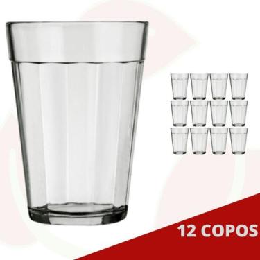Imagem de Jogo com 12 Copos Americano 190ML Clássico Padaria Bar - NADIR FIGUERE
