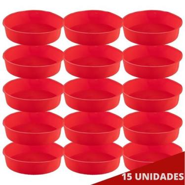 Imagem de Jogo 15 Assadeiras 24cm Antiaderente Sortida Silicone Torta - QUALITY 