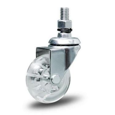 Imagem de Rodizio Fixo Para Carrinhos E Móveis Roda Gel Flae 210 Mf - Movifacil