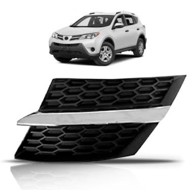 Imagem de Grade radiador rav4 2013 2014 2015 2016 cromado/preto - SP ACESSÓRIOS,