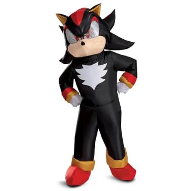 Imagem de Disguise Sonic Shadow Inflatable Costume for Kids, Official Sonic Movie 3 Inflating Costume Outfit with Fan, Child Size