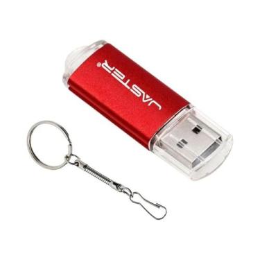 Imagem de Pendrive USB 2.0 De Alta Velocidade, Mini, De Plástico, Com Chaveiro, 