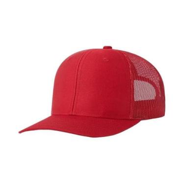 Imagem de Boné Trucker Unissex Respirável De Verão Com Aba Levemente Curvada, Ca