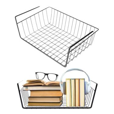 Imagem de Organizador Cesto Aramado Metal Prateleira De Encaixe Gaveta