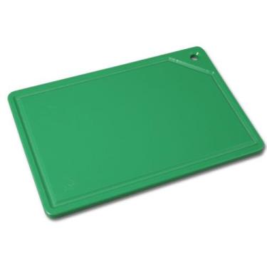 Imagem de Placa de Corte Verde Pronyl com Canaleta 37x25x1,5 cm