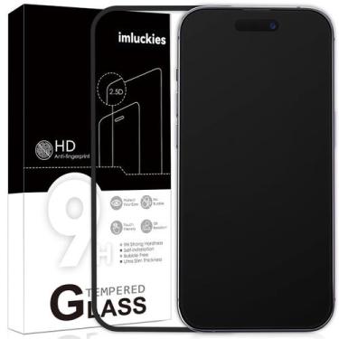 Imagem de Protetor de tela imluckies Matte iPhone 15 Pro Max 6,7"x2