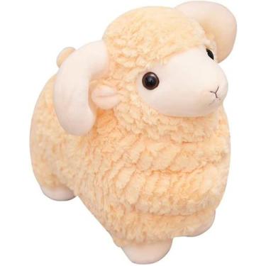 Imagem de Ovelha recheada HUOGUO Brinquedo bicho de pelúcia ovelha cordeiro pelú