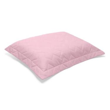 Imagem de Porta Travesseiro Buettner Reffinata 230 Fios - 100% Algodão, Rosa Chi