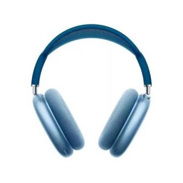 Imagem de Fone de Ouvido P9 Azul Sem Fio Recarregável USB Bluetooth Redução de R