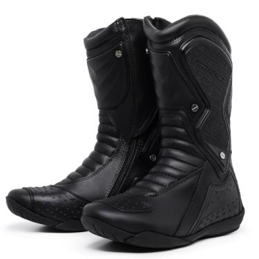 Imagem de Bota Motociclista Acero Motoqueiro Coturno Speed Vermelho Cano Baixo 36
