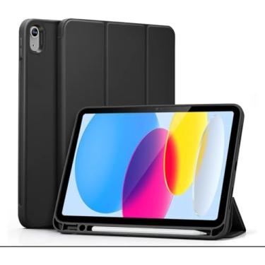 Imagem de Case Capa Anti Impacto Compatível para iPad A16 2025 (11a Geração) 10.9 (Preto)
