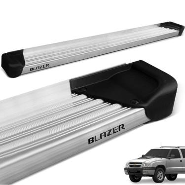 Imagem de Estribo Lateral Blazer 1995 a 2011 Aluminio Natural A3 Gtnox