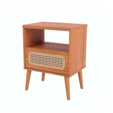 Imagem de Mesa de Cabeceira Tela com 1 Gaveta Dalla Costa - Freijó