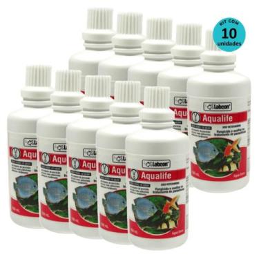 Imagem de Kit Aqualife Alcon Labcon 100ml 10 unidades