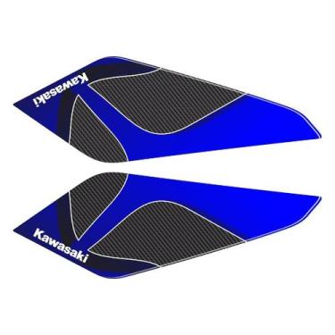 Imagem de Adesivo Ninja 400 2019/20 Compatível Lateral Resinado - Protetor Tank 