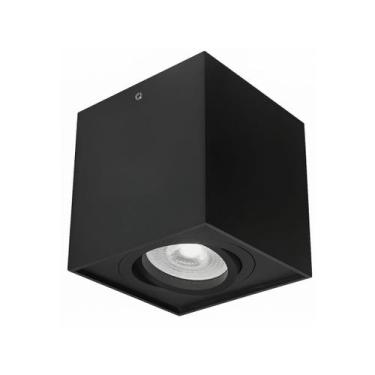 Imagem de Spot sobrepor direcionável PAR20 quadrado preto - Opus