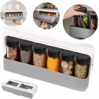 Imagem de Suporte Cozinha Condimentos E Especiarias Armazenamento - DropJT