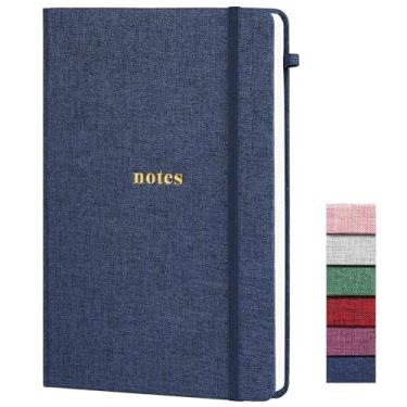 Imagem de TSFPapier Journal Notebook College Ruled Diary for Writing A5 Hardcover Notepad Office & School Supplies Dark Blue