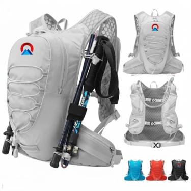 Imagem de Mochila Colete Corrida Bike Hidratação Squeeze Ciclismo Impermeável Running Trilha Corrida Montanhismo Leve 12L Confortavel