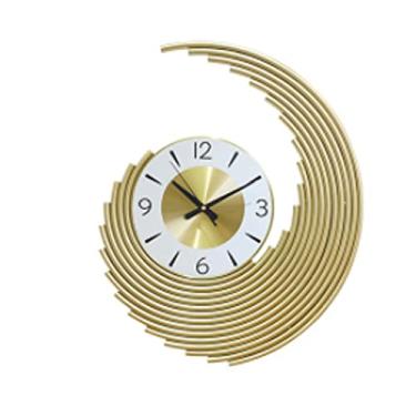 Imagem de CUTPOIY Relógio de parede moderno luz arte de luxo moda criativa sala de estar decoração de casa relógio de parede moderno simples - relógio de parede de cozinha (grande [50 * 45 cm])