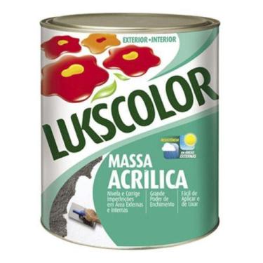 Imagem de Massa Corrida Acrílica 900ml Lukscolor Exterior 1/4