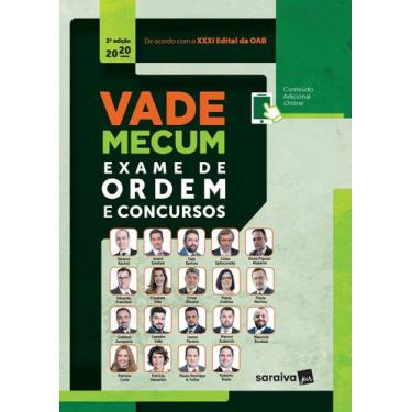 Imagem de Livro - Vade Mecum exame de ordem e concursos 2020 - 2ª Edição