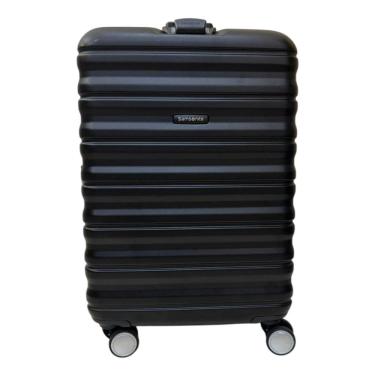 Imagem de Samsonite Mala de Bordo Rígida Preta Expansível com Cadeado 