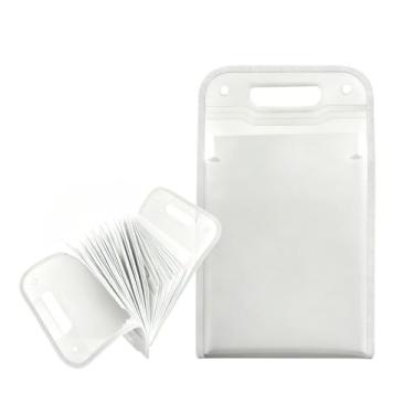 Imagem de Pasta Sanfonada Para Documento Com 13 Divisórias Pasta Prancheta A4 Alça Transporte Pasta Organizadora Escritório Escolar(Preto)