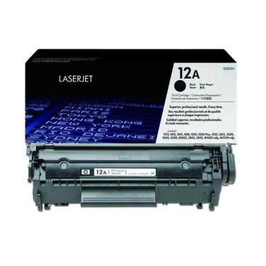 Imagem de Cartucho De Toner Original Hp 12a Preto - Q2612a