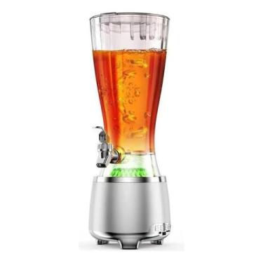 Imagem de Torre De Chopp Com Som Bluetooth e led 2.5 Litros - 2W, Cinza