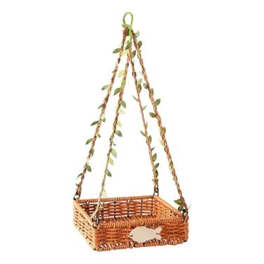 Imagem de Ｂｅｓｇａ Casinha de pássaros para gaiola, decorativa, respirável, pequena, ideal para criação de papagaios, canários, agapornis, periquitos-azuis e conures, Quadrado