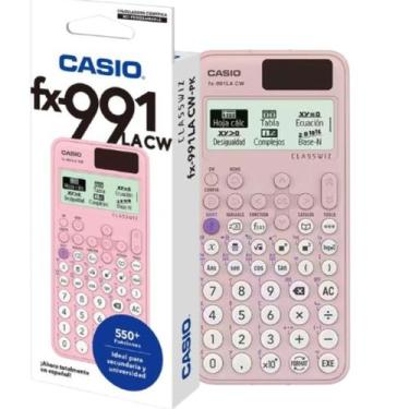 Imagem de Calculadora Científica Casio FX-991LACW 550 Funções Menu de Ícones Cla