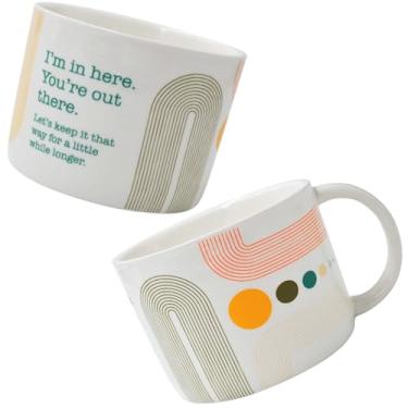 Imagem de Caneca Smartass & Sass Do Not Disturb – Caneca de café de cerâmica de 425 g com mensagem de alça – Design aprovado por introvertidos – Presente engraçado para pessoas que simplesmente não conseguem