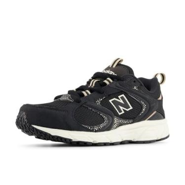 Imagem de New Balance Tênis masculino 408 V1, Cimento preto/bisque/cinza-acastanhado, 37