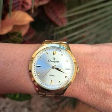 Imagem de Relógio dourado Champion original CN21087H-Unissex