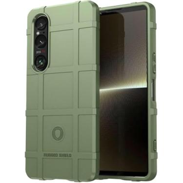 Imagem de Capa Case Para Sony Xperia 1 VI (Tela 6.5) Rugged Shield Anti Impacto (Verde)